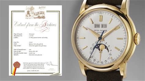 patek philippe archives.